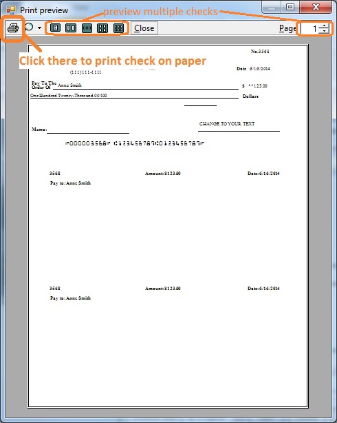 Free Business Check Printing Software